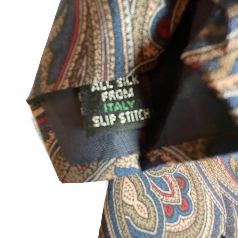 EUC Vintage Kuppenheimer Men’s Clothiers Silk Tie - Picture 5 of 5
